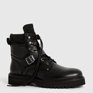 AllSaints Leather Biker Boot Size 39